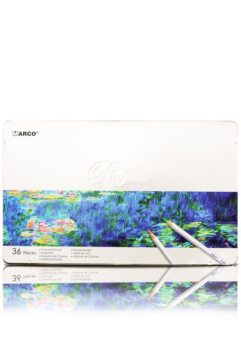 Набор карандашей Marco Raffine металлическая коробка 36 цветов (7100-36TN)