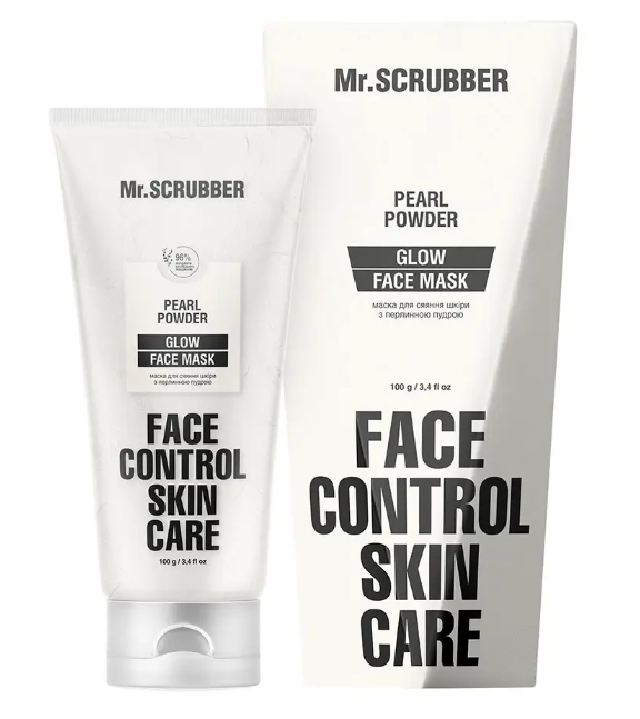 Маска для сяйва шкіри з перлинною пудрою Mr.SCRUBBER Glow Face Control 100 мл (2100487930)