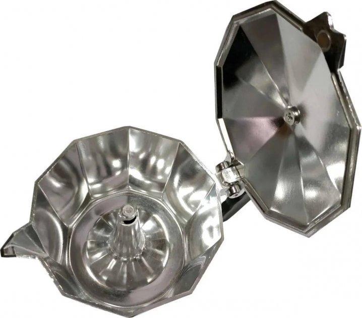 Гейзерна кавоварка Edenberg 9 чашок з алюмінію для газової печі (EB-3783) - фото 2 Гейзерна кавоварка Edenberg 9 чашок з алюмінію для газової печі (EB-3783) - фото 2