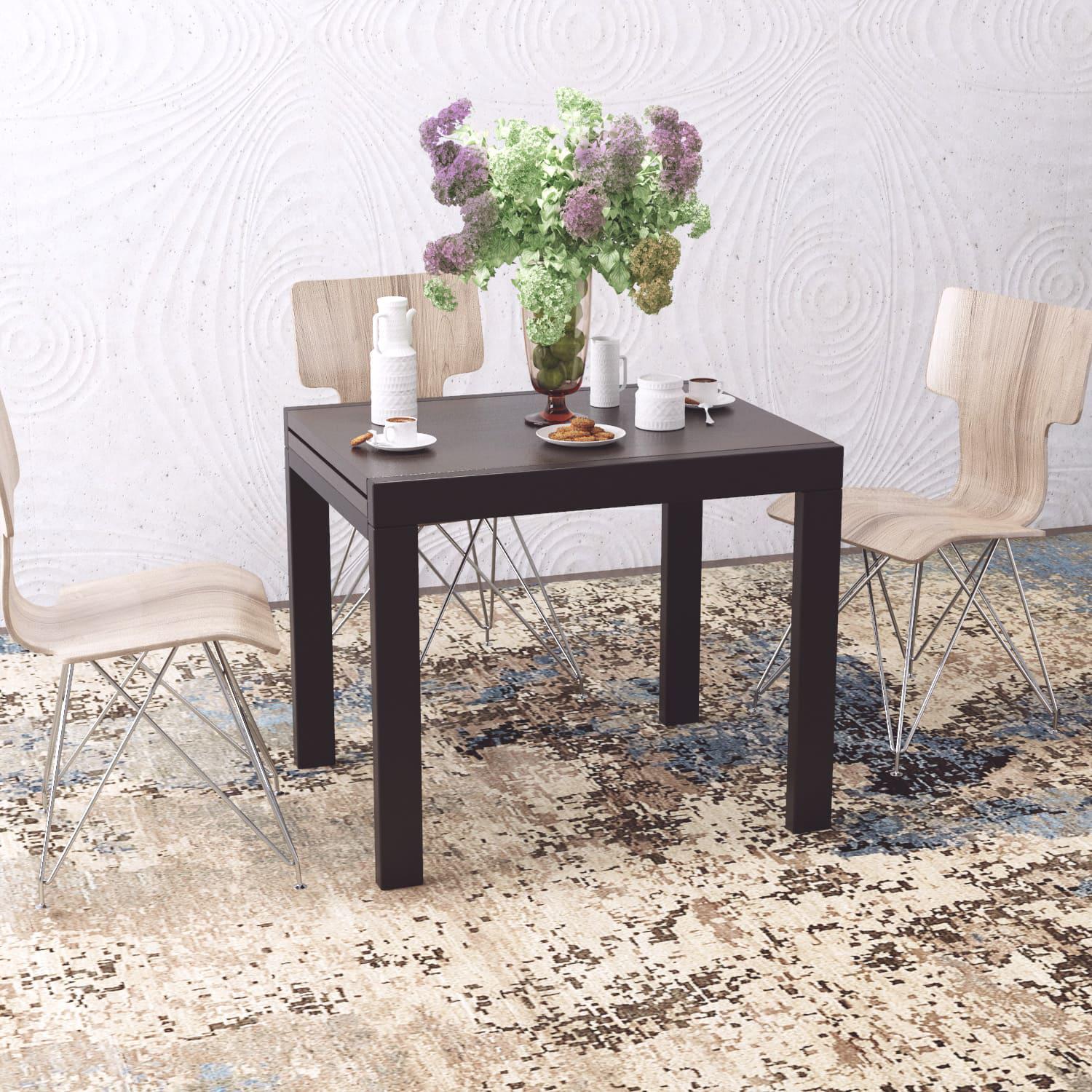 Обеденный стол-трансформер ART IN HEAD Kors 690x750x890 мм Венге (GATB17050000200) - фото 3 Обеденный стол-трансформер ART IN HEAD Kors 690x750x890 мм Венге (GATB17050000200) - фото 3