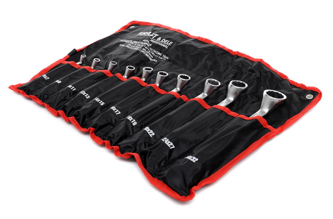 Набор ключей накидных Kraft&Dele KD10929 10 шт. 6-32 мм