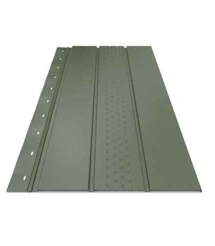 Софіт для даху перфорований металевий RAL6020  (3567894) - фото 1