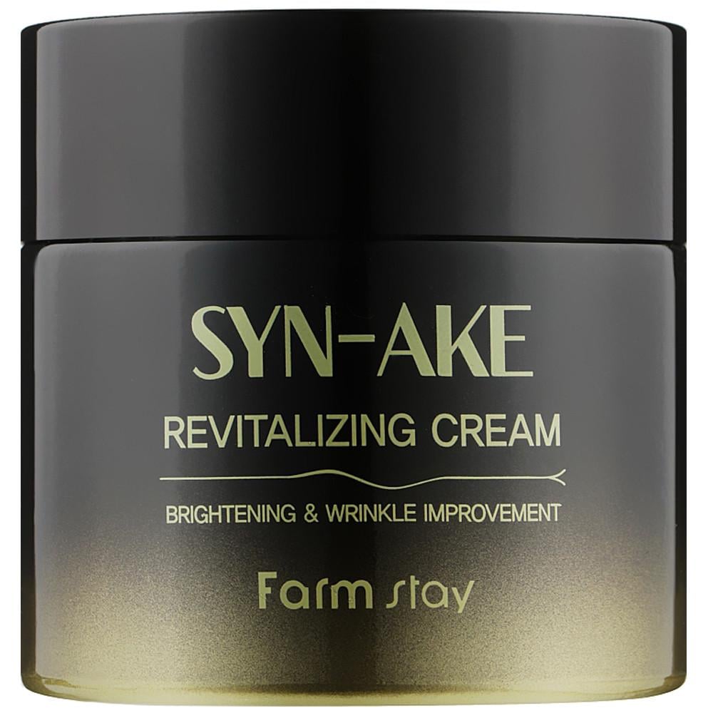 Крем для лица восстанавливающий FarmStay Syn-Ake Revitalizing Cream с змеиным пептидом 80 г (8809674691659)