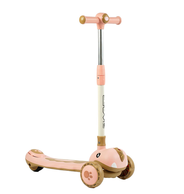 Самокат трехколесный Skyper SJ-02505/6 подсветка платформы/руль складной/в коробке/колеса PU со светом 125х40 мм (25105312)