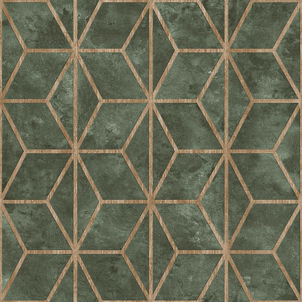 Шпалери флізелінові ICH Ornaments Зелений (374-1)