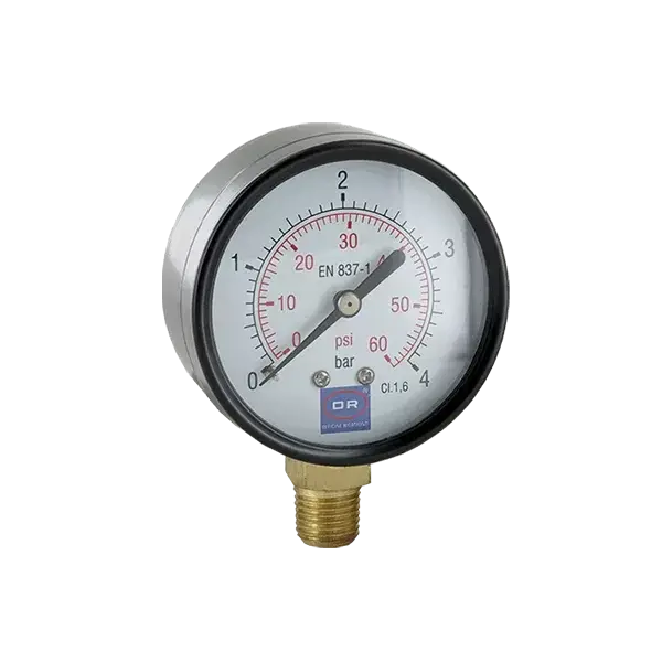 Манометр осевой Officine Rigamonti подключение заднее 1/4" 63 10 bar (30328271)