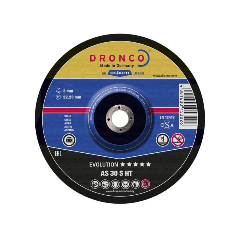 Диск отрезной Dronco AS 30 S HT 125x3x22,2 мм по чугуну/цветным металлам 25 шт. (INKRU00000O125302D)