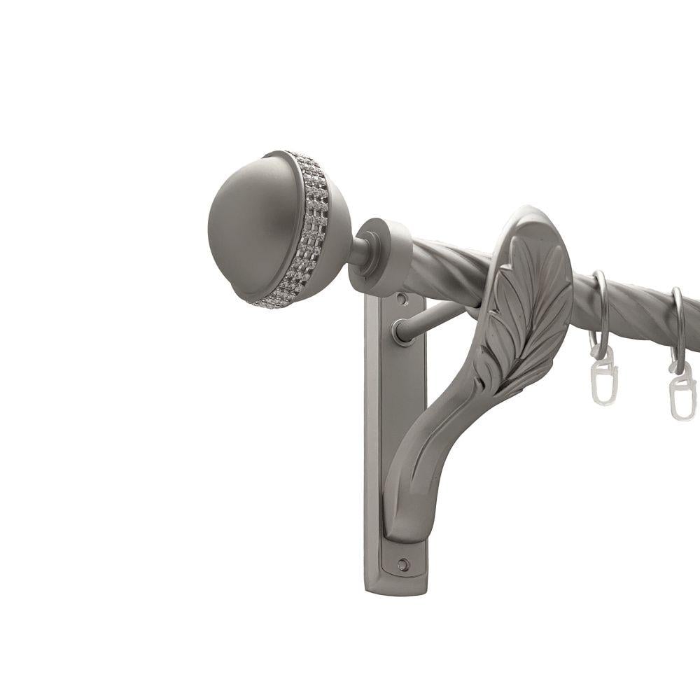 Карниз Orvit Авея металевий однорядний ретро скручена труба кільце металеве 25 мм 160 см Сатин (00-00021855)