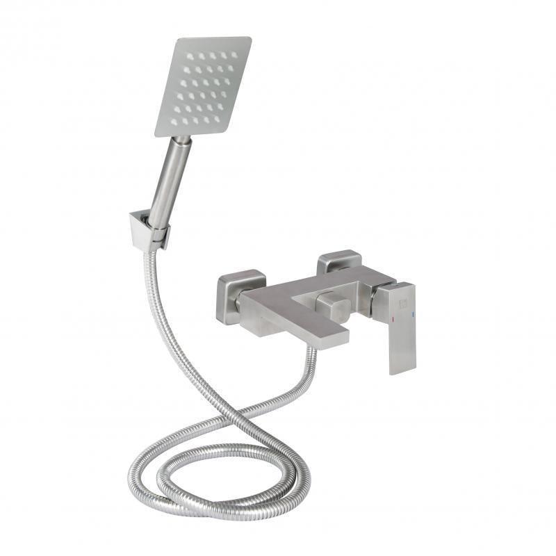 Смеситель для ванны Lidz Kubis 09D-SES Смеситель для ванны Lidz Kubis 09D-SES