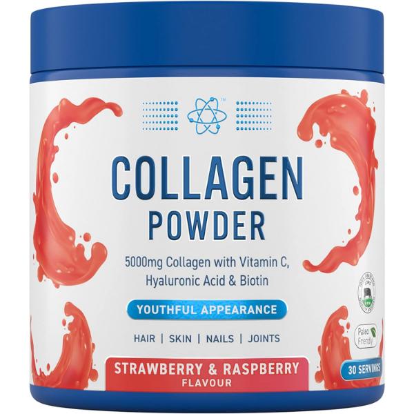 Хондропротектор для спорта Applied Nutrition Collagen Клубника Малина 165 г 30 порций (000021781)