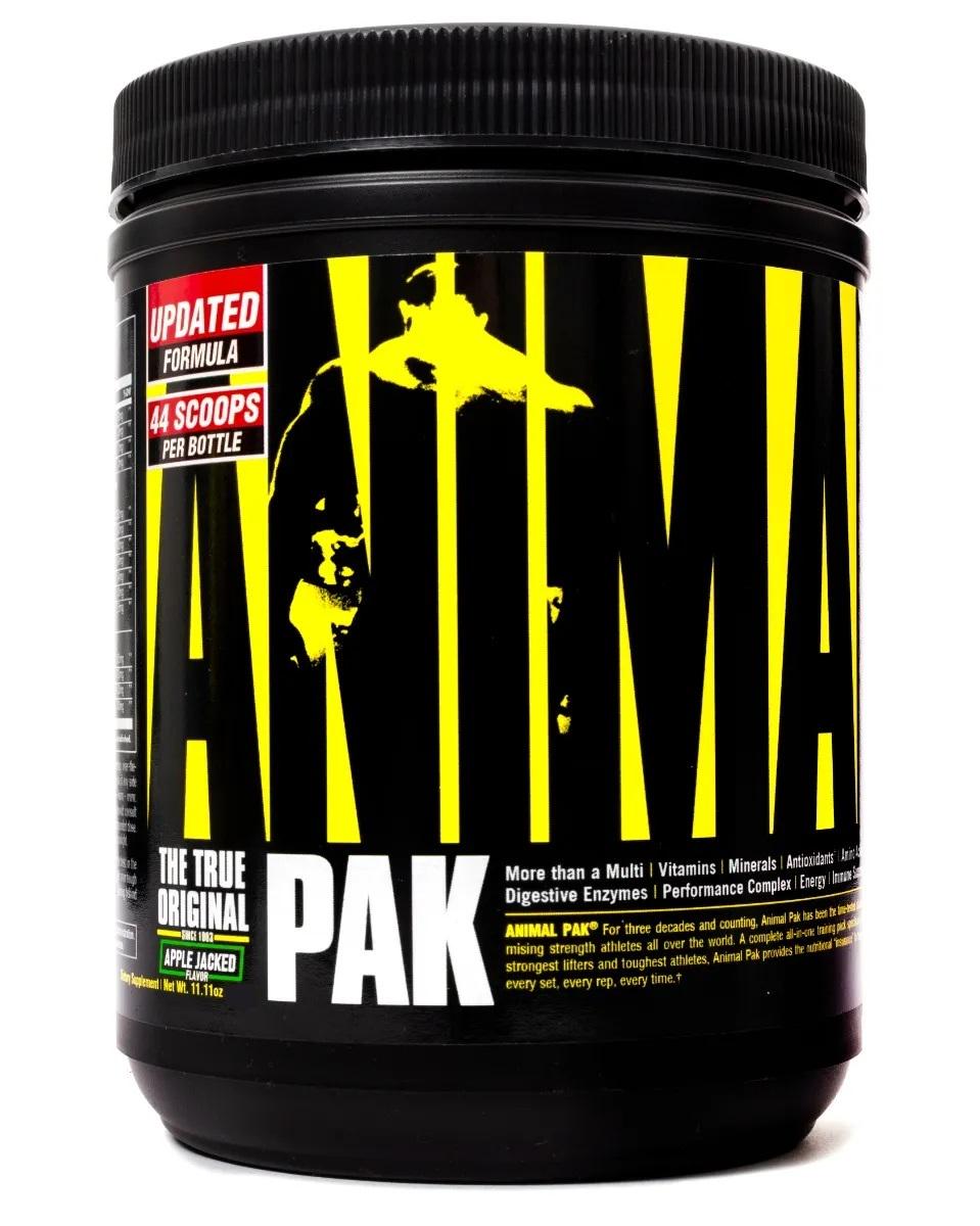 Вітамінно-мінеральний комплекс для спорту Universal Nutrition Animal Pak Powder 300 г 22 порції Apple Jacked