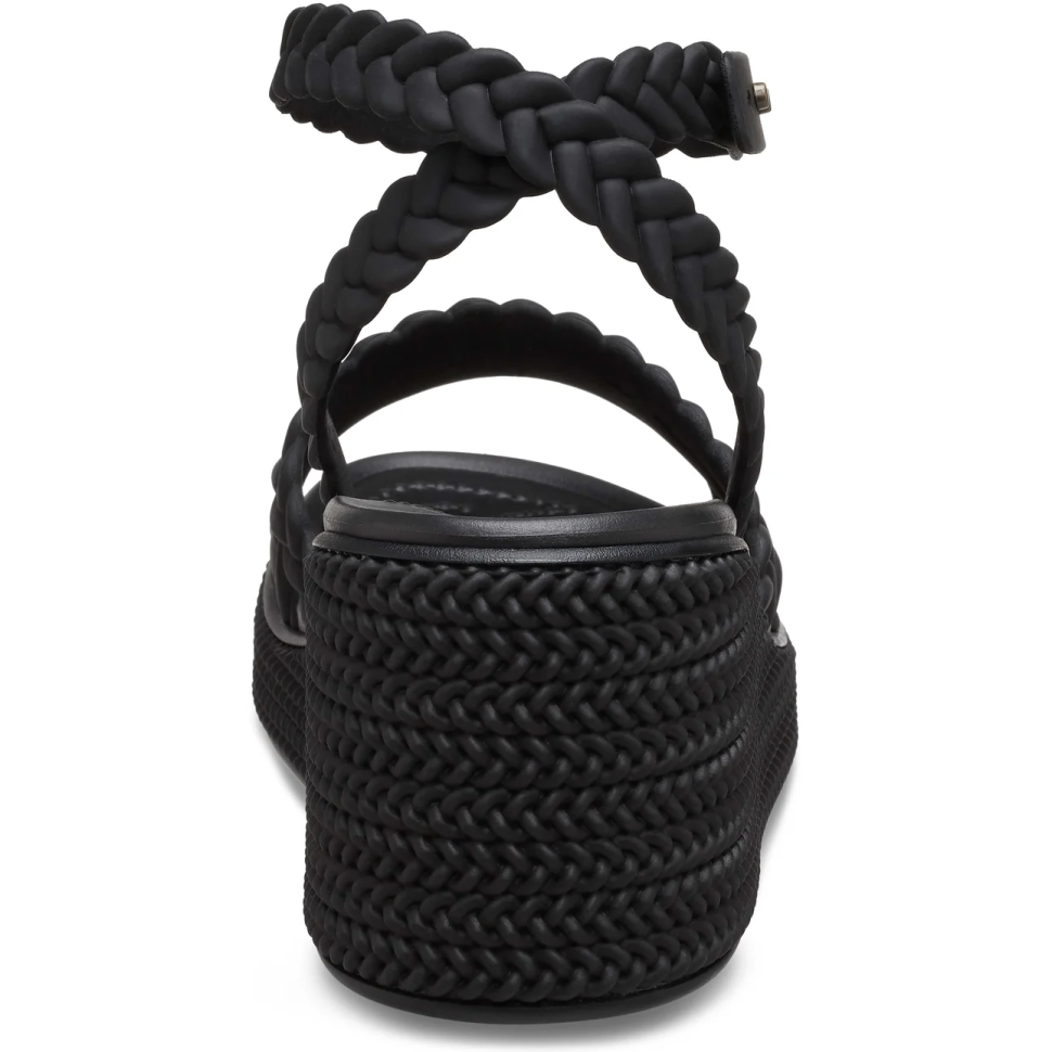 Сандали женские Crocs Brooklyn Woven Ankle Strap Wedge р. 37/38 Black (17523) - фото 3 Сандали женские Crocs Brooklyn Woven Ankle Strap Wedge р. 37/38 Black (17523) - фото 3