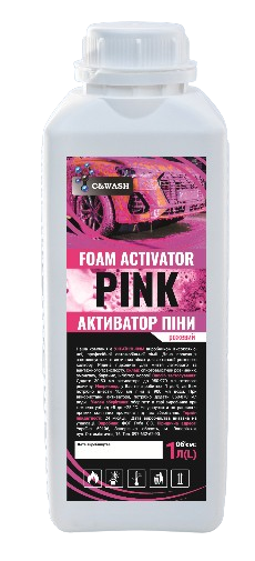 Активатор розовой пены C&WASH Foam Activator 1 л Pink (18)