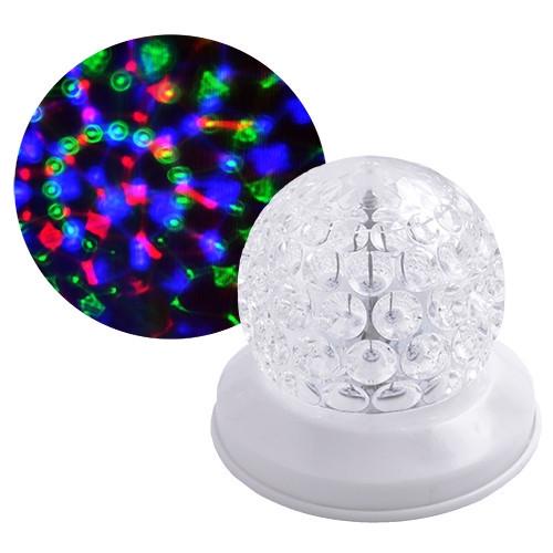 Лазер диско шар W-118 RGB Magic Ball LED Білий (11802) - фото 2