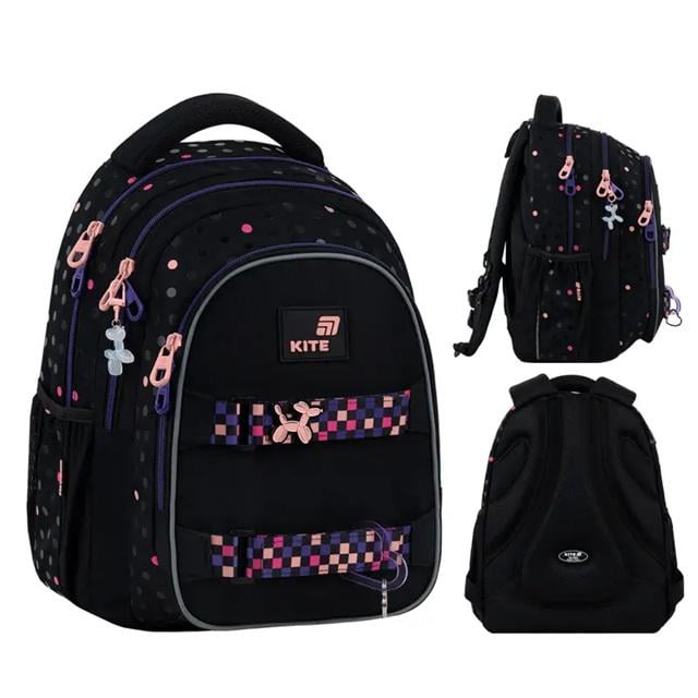 Школьный рюкзак KITE Education teens K26-8001M-1 Romantic Street Art ортопедическая спинка (996199)