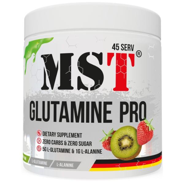 Глютамин для спорта MST Nutrition Glutamine Pro Strawberry Kiwi 1000 г 100 порций (000023711)