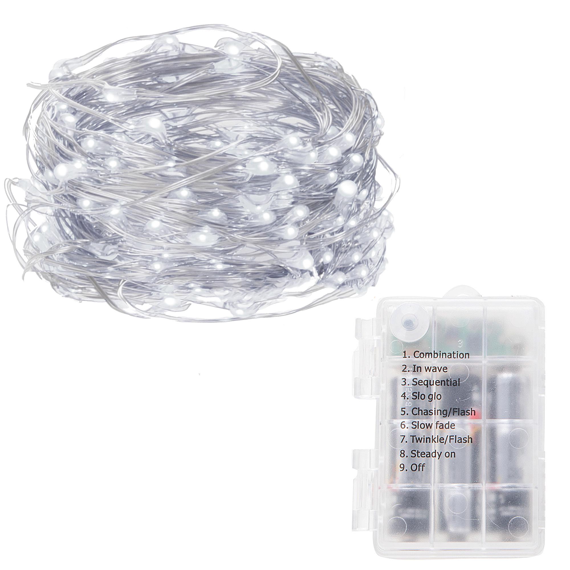 Гірлянда на батарейках Springos 100 LED Pilot CL0101 9,9 м Cold white (CL0102) - фото 7 Гірлянда на батарейках Springos 100 LED Pilot CL0101 9,9 м Cold white (CL0102) - фото 7