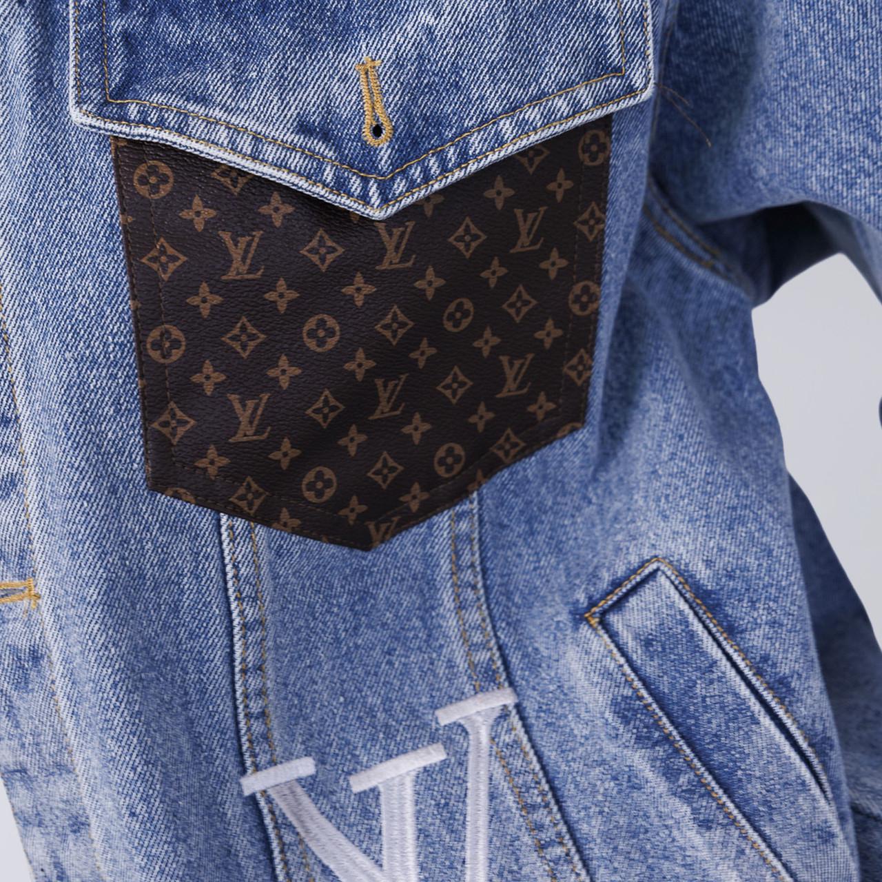 Жакет жіночий джинсовий Louis Vuitton M Синій (2797308591) - фото 5