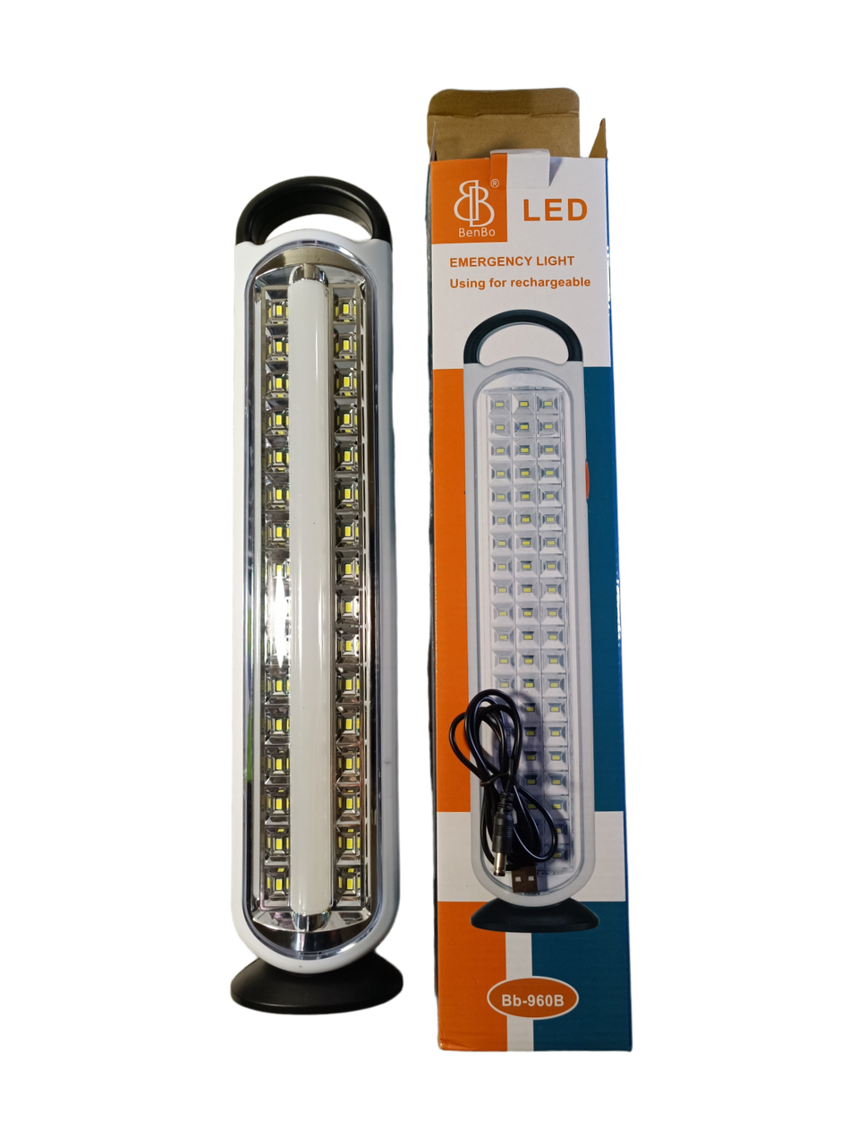 Лампа світлодіодна Bb-960 B 32 LED + SMD із акумулятором до 10 год. 3200 MAh - фото 3