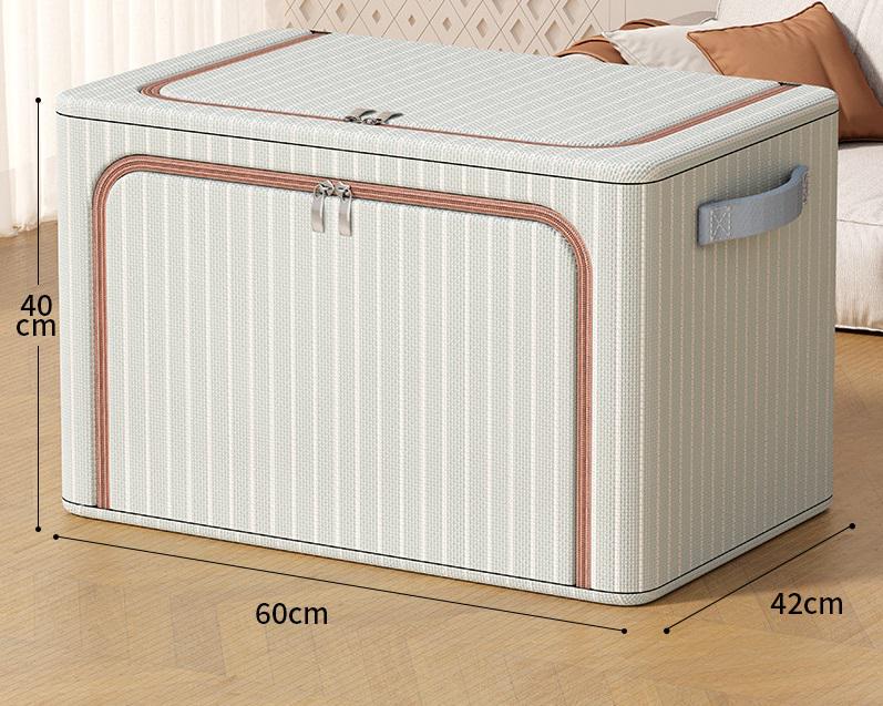 Органайзер для зберігання речей 18443 40х42х60 см 100 л світло-сірий (5003878) - фото 2 Органайзер для зберігання речей 18443 40х42х60 см 100 л світло-сірий (5003878) - фото 2