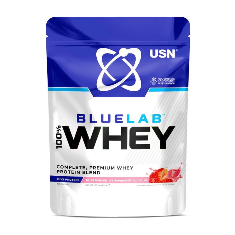 Протеин сывороточный USN Blue Lab 100% Whey 476 г Клубника