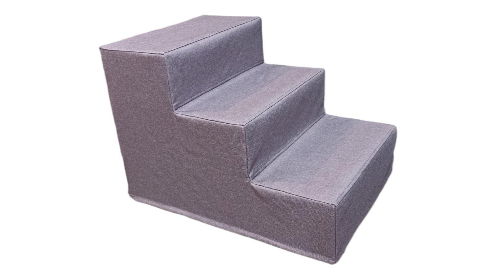 Сходинки для собак 36х35х50 см тканина Рогожка Світло-фіолетовий - фото 1 Сходинки для собак 36х35х50 см тканина Рогожка Світло-фіолетовий - фото 1