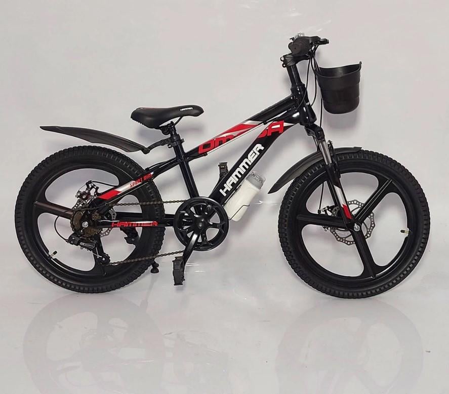 Велосипед Hammer VA-250 Shimano 6 передач 9" 20" Черный/Красный