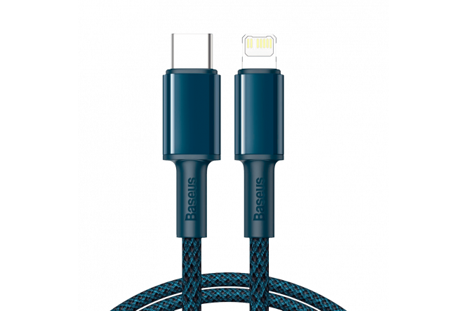 Кабель Baseus CATLGD-03 High Density Braided Fast Charging Cable Type-C to Lightning PD 20W 1 м Blue