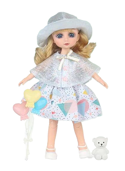 Кукла QJ 136 C/48/2 с аксессуарами и мишкой (25600695)