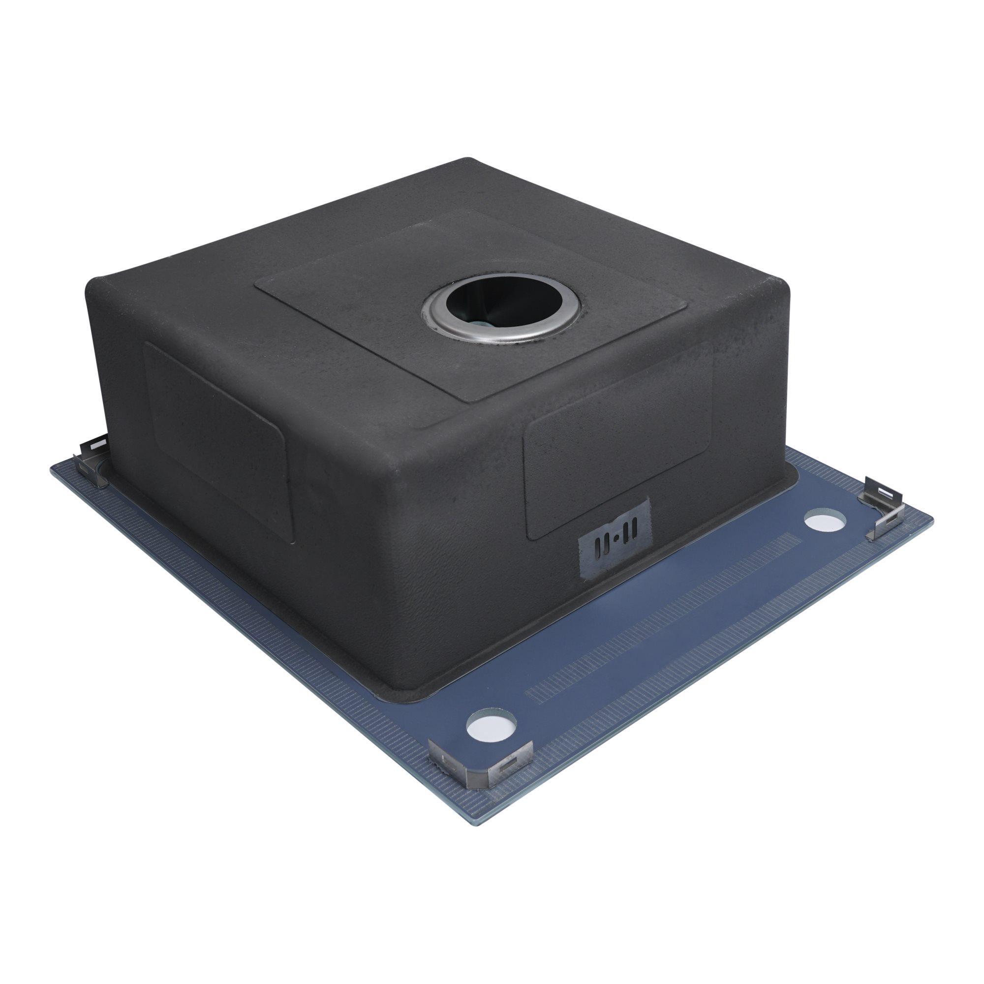 Мийка кухонна Handmade White Glass 600х510х200 мм - фото 6 Мийка кухонна Handmade White Glass 600х510х200 мм - фото 6