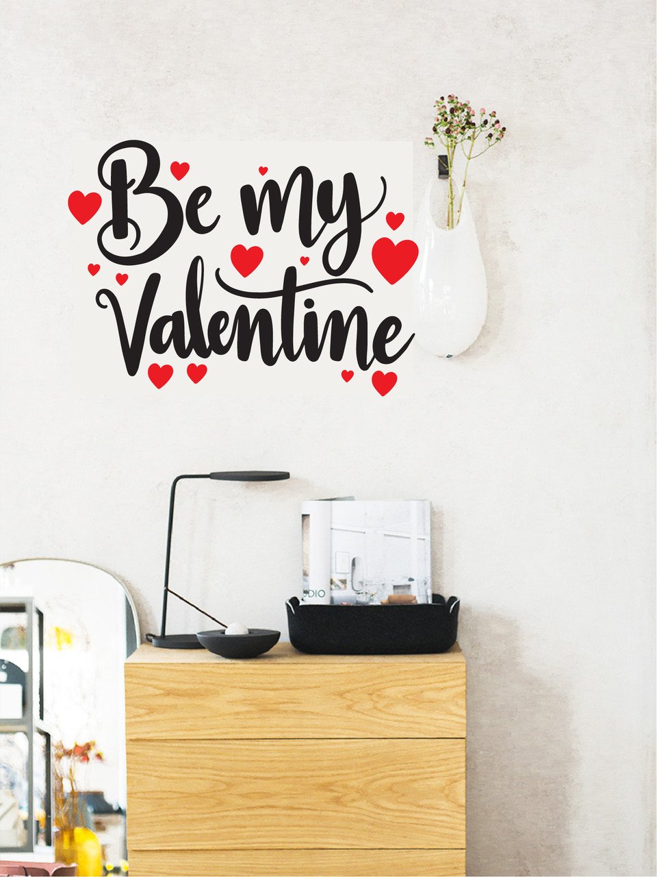 Наклейка виниловая 3D Zatarga Be My Valentine 970x700 мм Черно-Красный (1198059099) Наклейка виниловая 3D Zatarga Be My Valentine 970x700 мм Черно-Красный (1198059099)