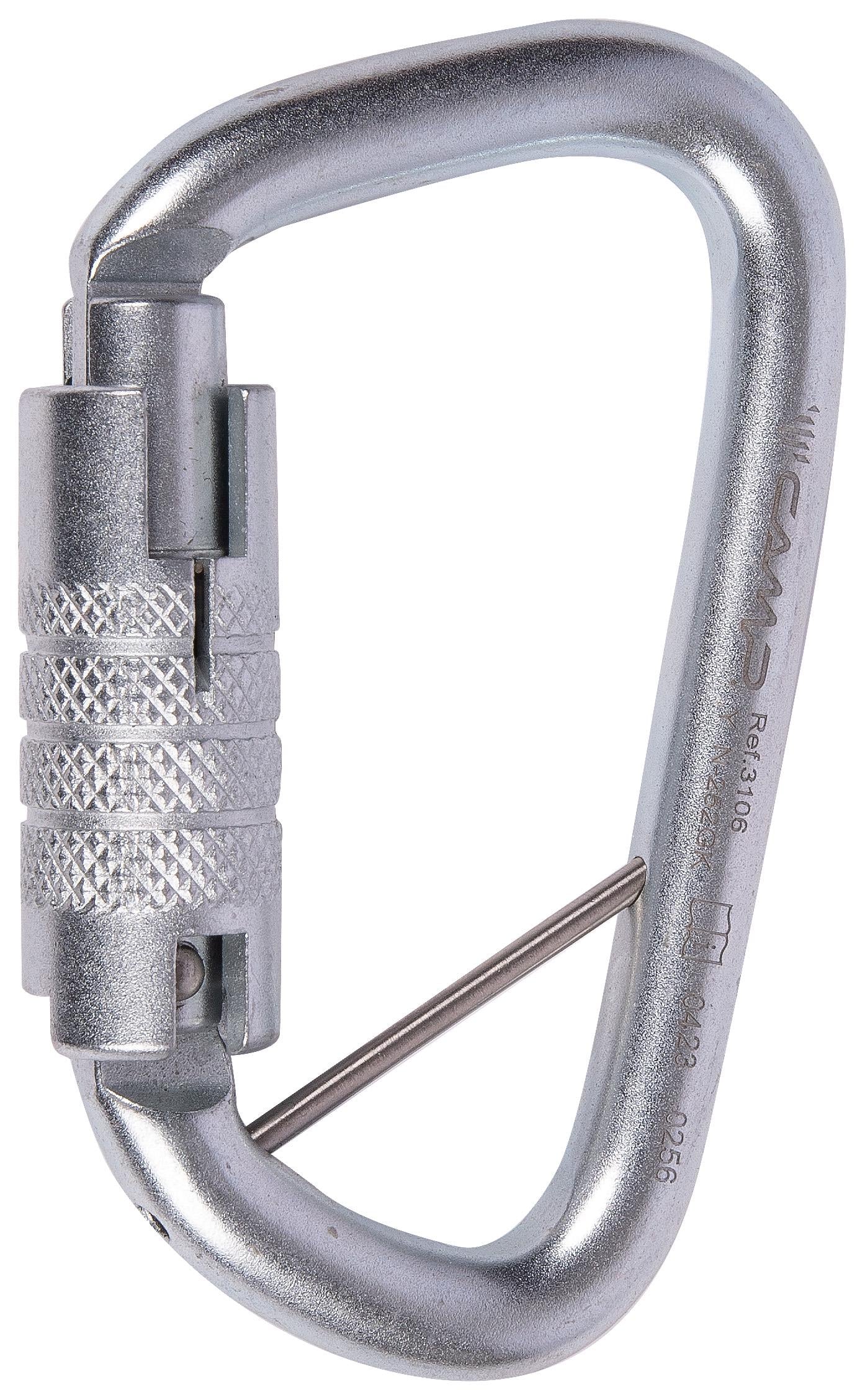 Карабин стальной CAMP D PLUS 3LOCK PIN (3106)