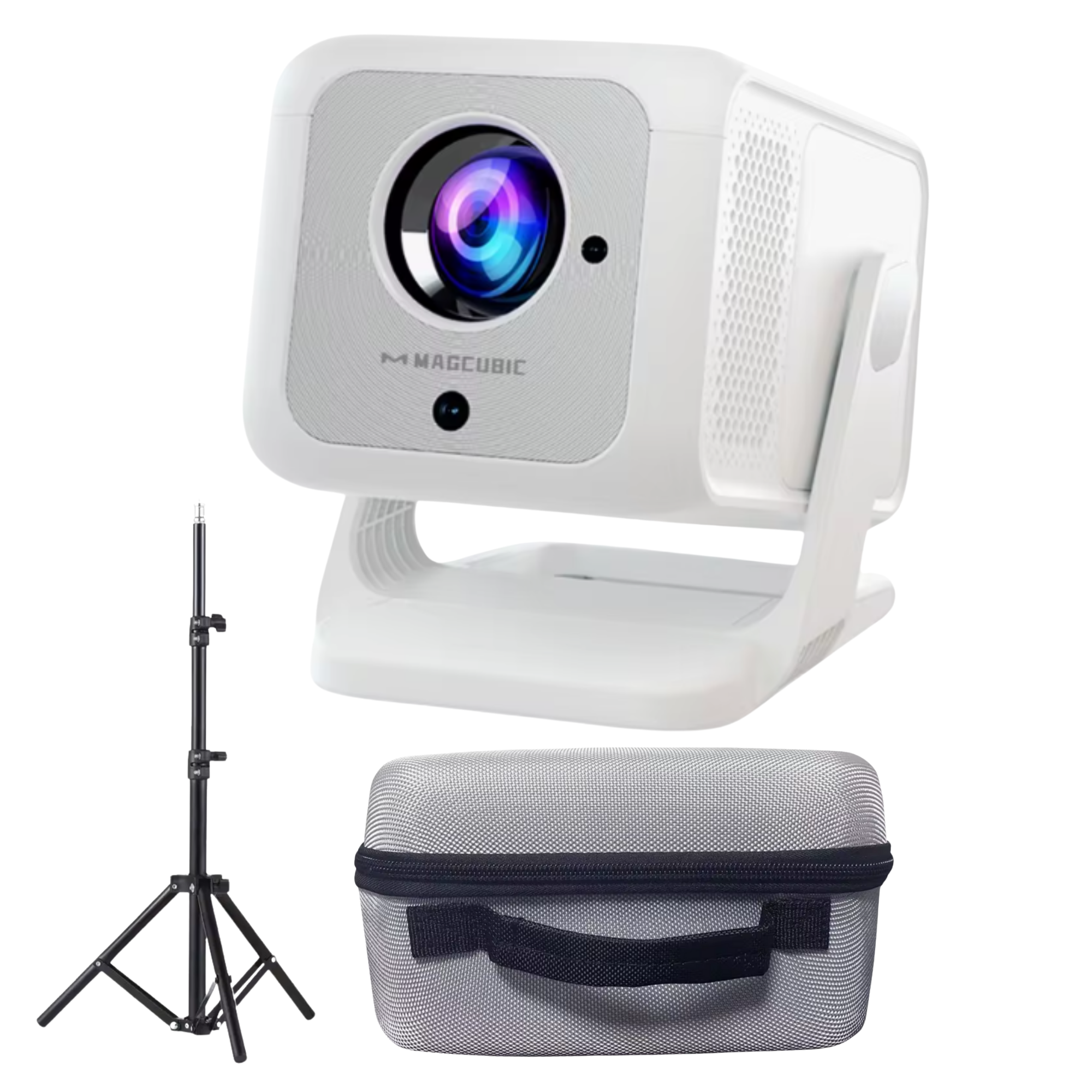 Комплект для домашнего кинотеатра проектор Magcubic HY310X/штатив 1,1 м/кейс для проектора (26428646)