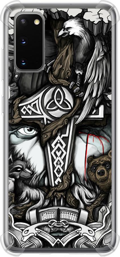 Чехол на Samsung Galaxy S20 Тату Викинг (4098sp-1824-42517)