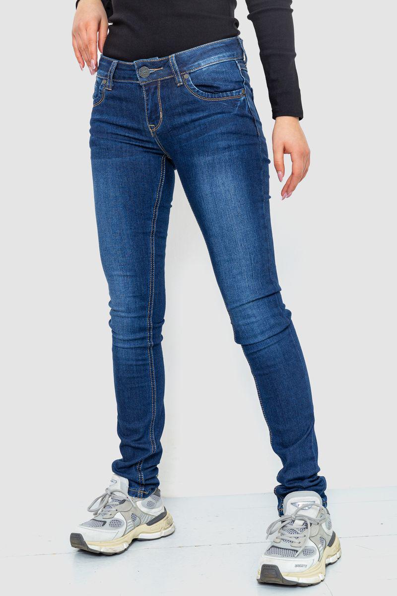 Джинсы женские с потертостями Ager 244RA602 р. 25 Синий (65f2d3f9a4b9607aef04ec95) - фото 3