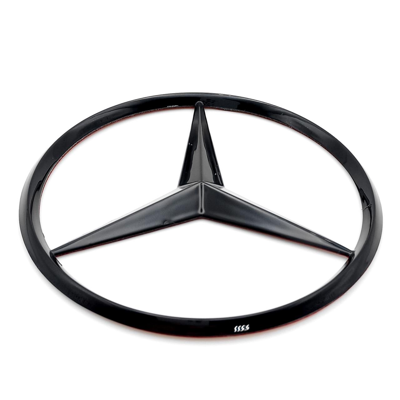 Эмблема Mercedes 80х80 мм Черный (A203 758 00 58 OLD C W203)