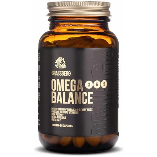 Омега 3-6-9 Grassberg Omega 3-6-9 Balance 1000 мг 90 Caps