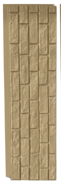3D-панель Китайская стена 1200х300х30 мм Бежевый (2386546270)