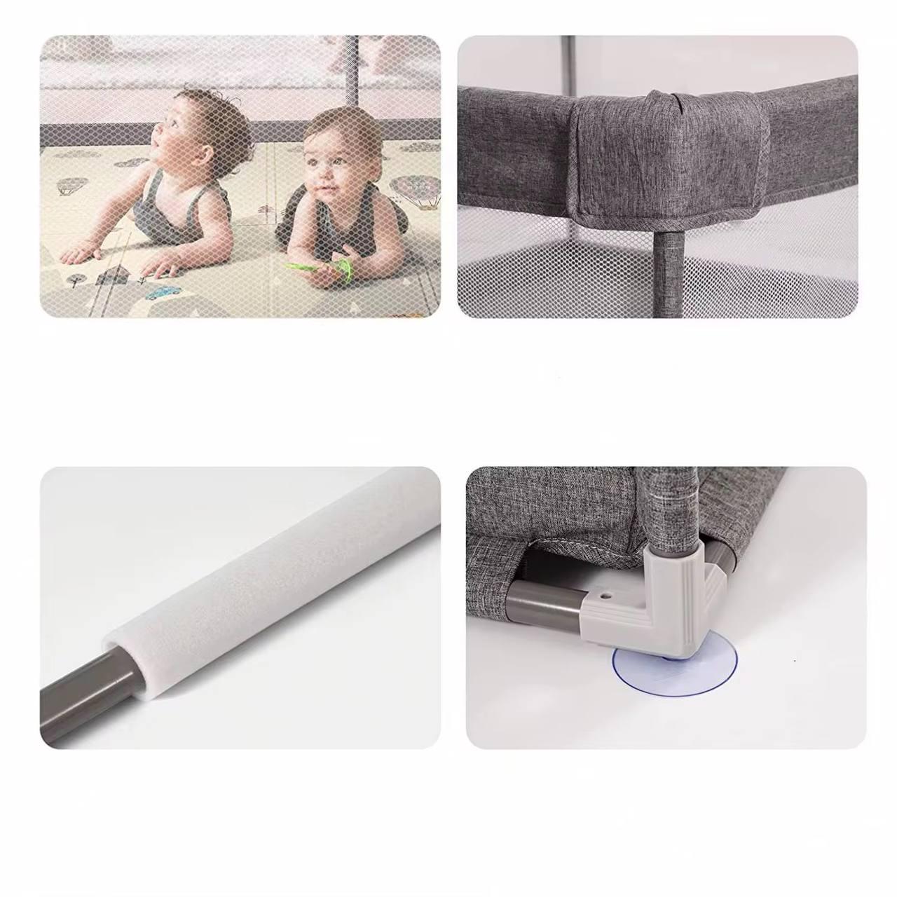 Манеж дитячий ігровий 120х120 см Синій (MG010) - фото 7