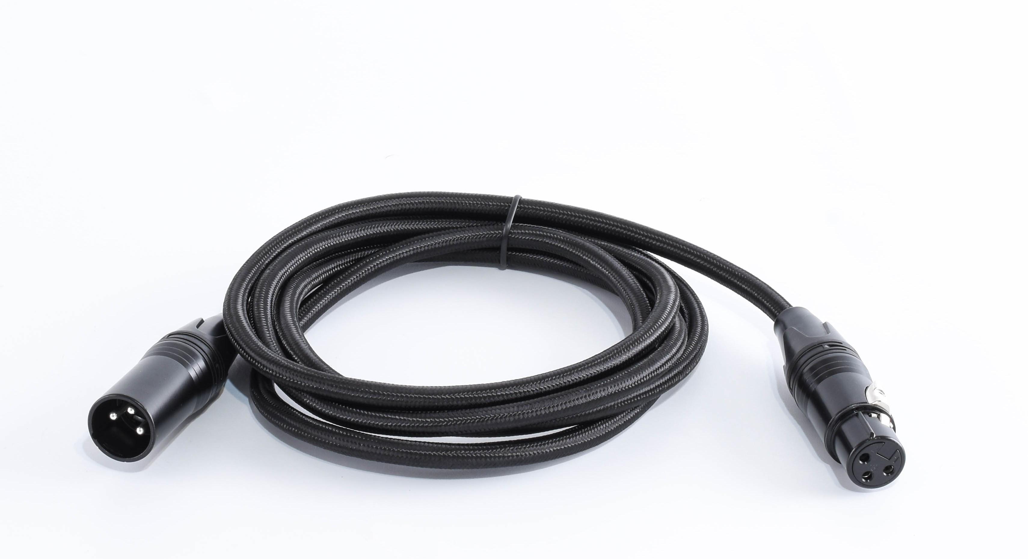 Кабель мікрофонний XLR мама-XLR тато Male to Female 2 м Чорний (0035) - фото 1 Кабель мікрофонний XLR мама-XLR тато Male to Female 2 м Чорний (0035) - фото 1
