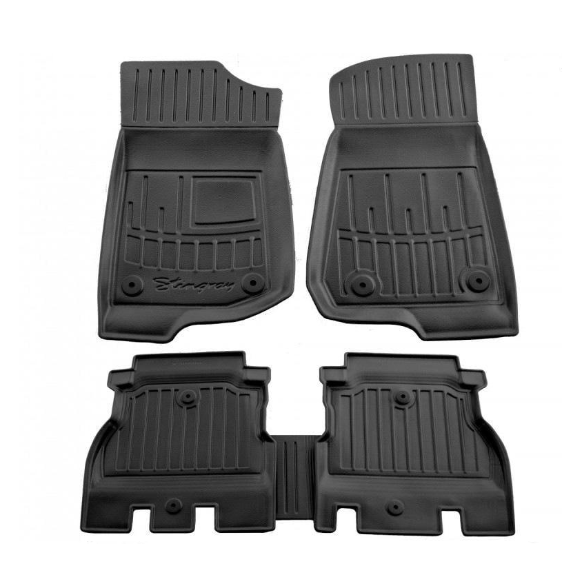 Коврики Stingray 3D Stingray для Jeep Wrangler 2018- гг. полиуретан Черный