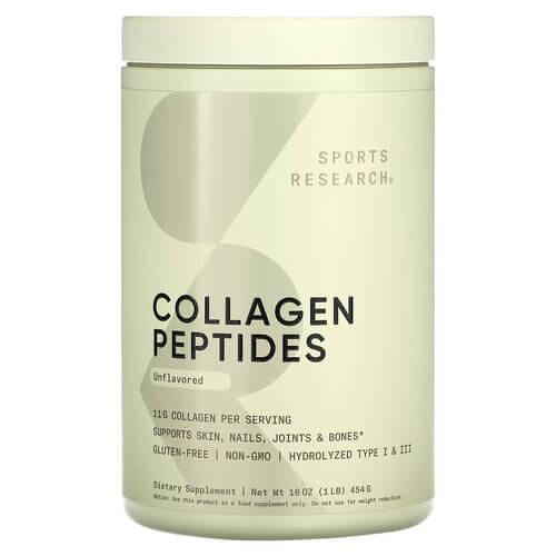 Коллаген Sports Research Collagen Peptides 454 г Unflavored (SRE-01018)