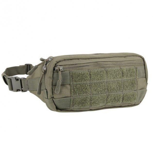 Сумка Mil-tec Fanny Pack Molle 23,5х6х12 см Оливковый (6652 yavs L)