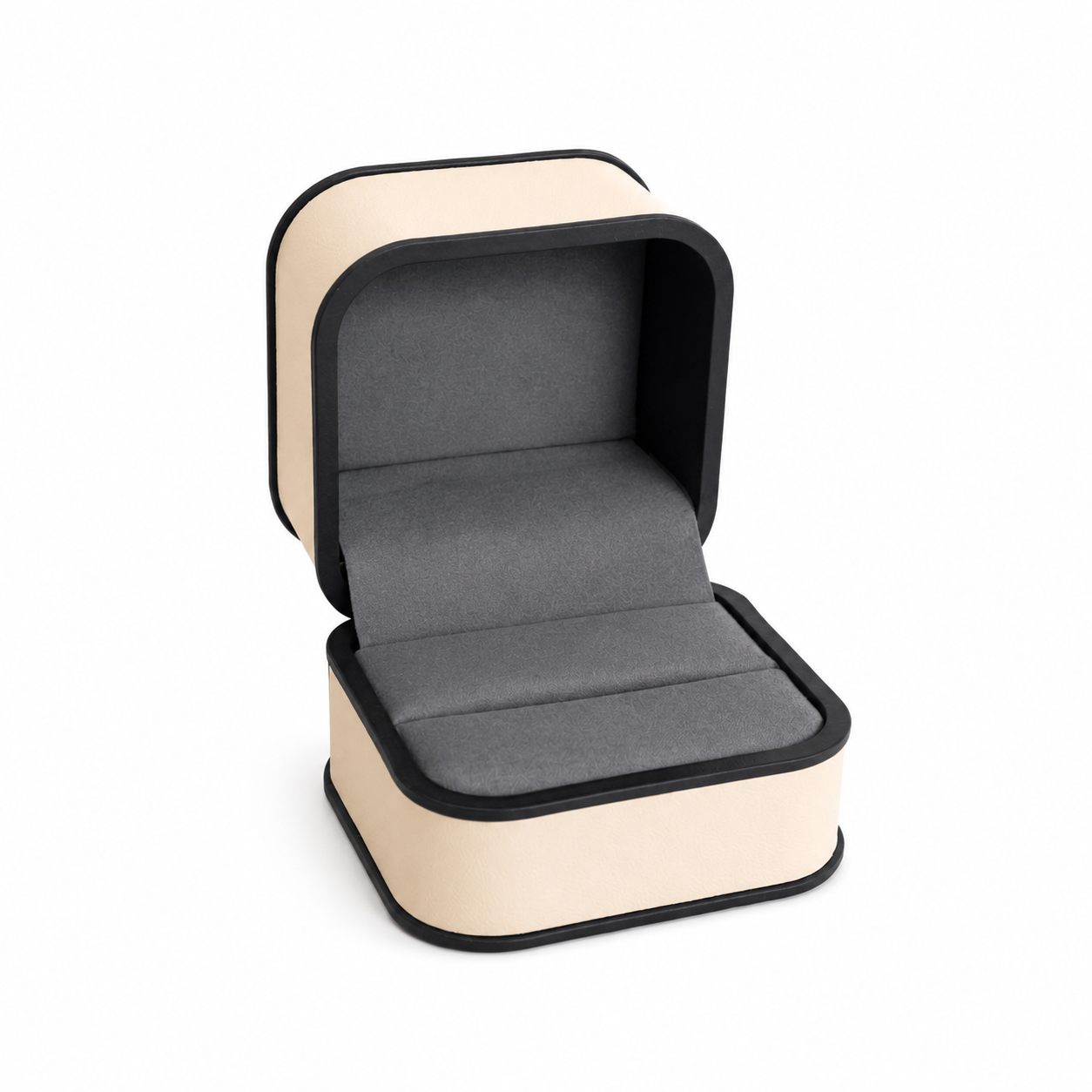 Подарочная коробка для кольца с контуром Beige/Black (34649588)