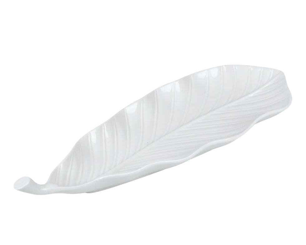 Блюдо Лист фарфор 37х13х5 см (4558-15)