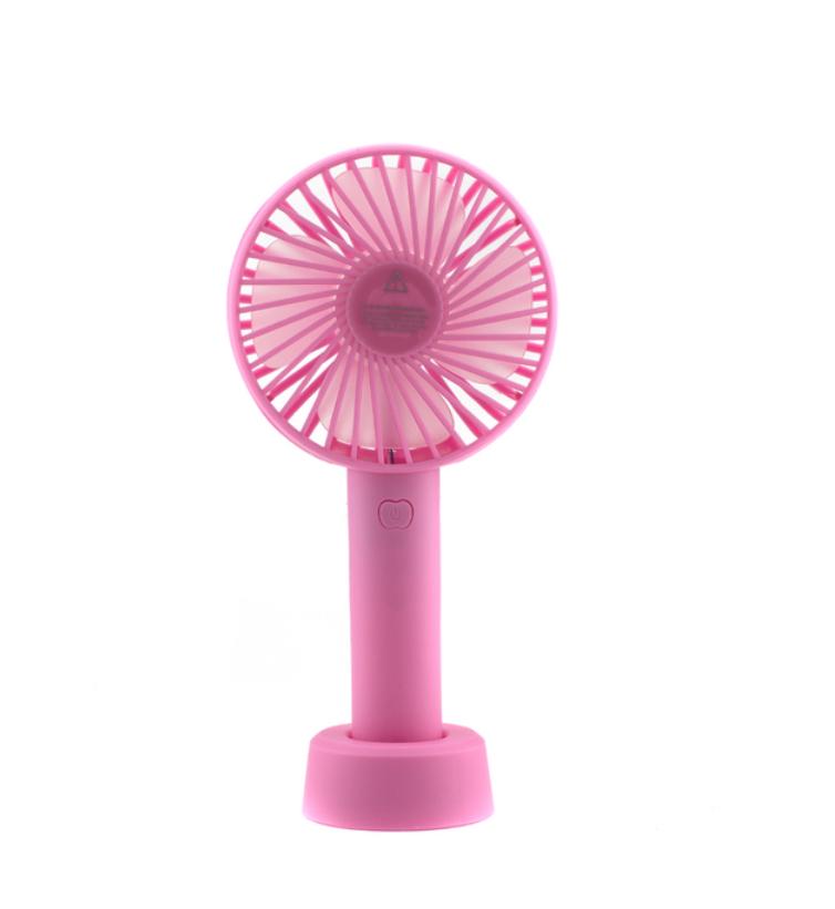 Вентилятор ручной FAN 6502 SS-2 9419 Розовый (30151435С)