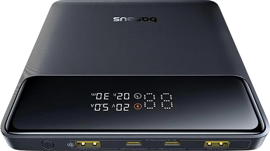 Повербанк для ноутбука BASEUS Blade Digital Display 20000 mAh PD 100 W