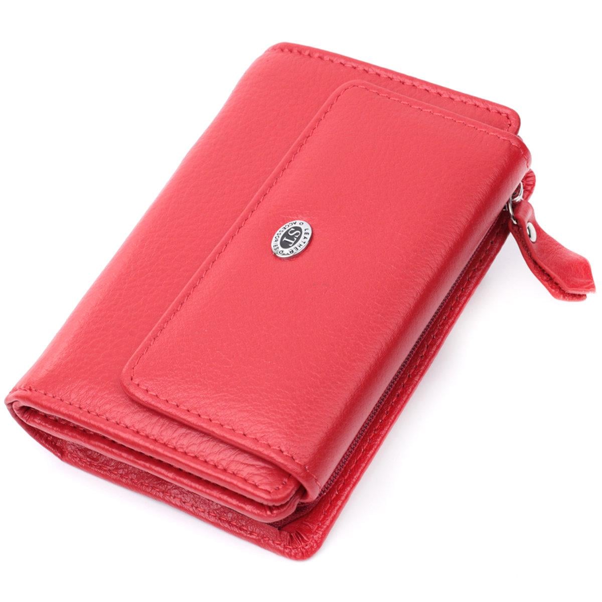 Кошелек женский ST Leather 22739 из натуральной кожи Красный (168-136-22739)