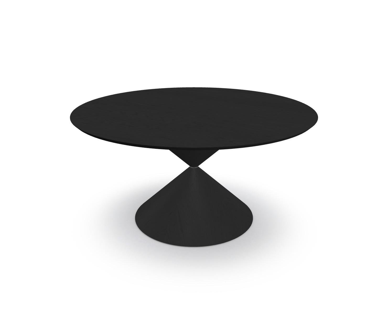 Стол обеденный Midj Clessidra 120 см Black (T1960120LI1I04)