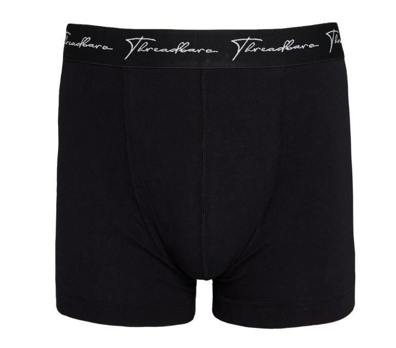 Набор трусов боксеров мужских Threadbare Hipster Boxers 3 шт. S Черный (97524570)